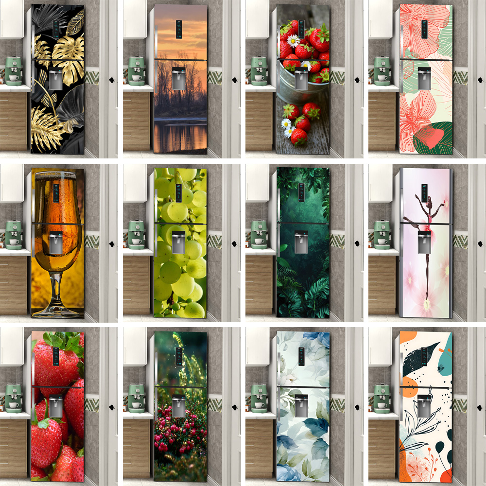 Full Cover Adhesive - Adesivo Decorativo para Geladeira com Estampa