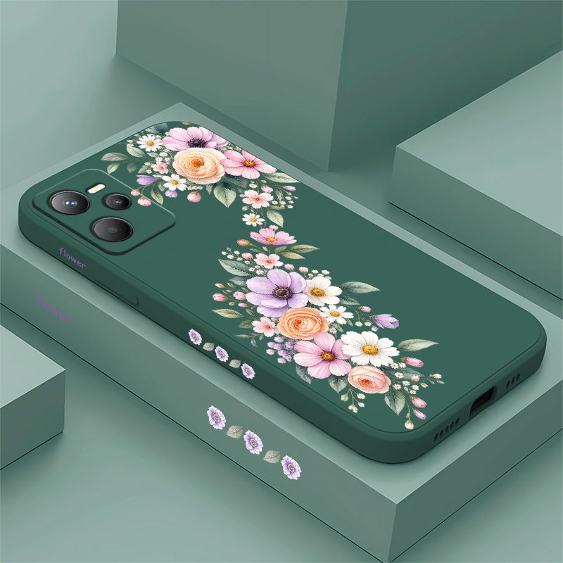 Oppo A78 - Capa de Telefone com Estampa Floral