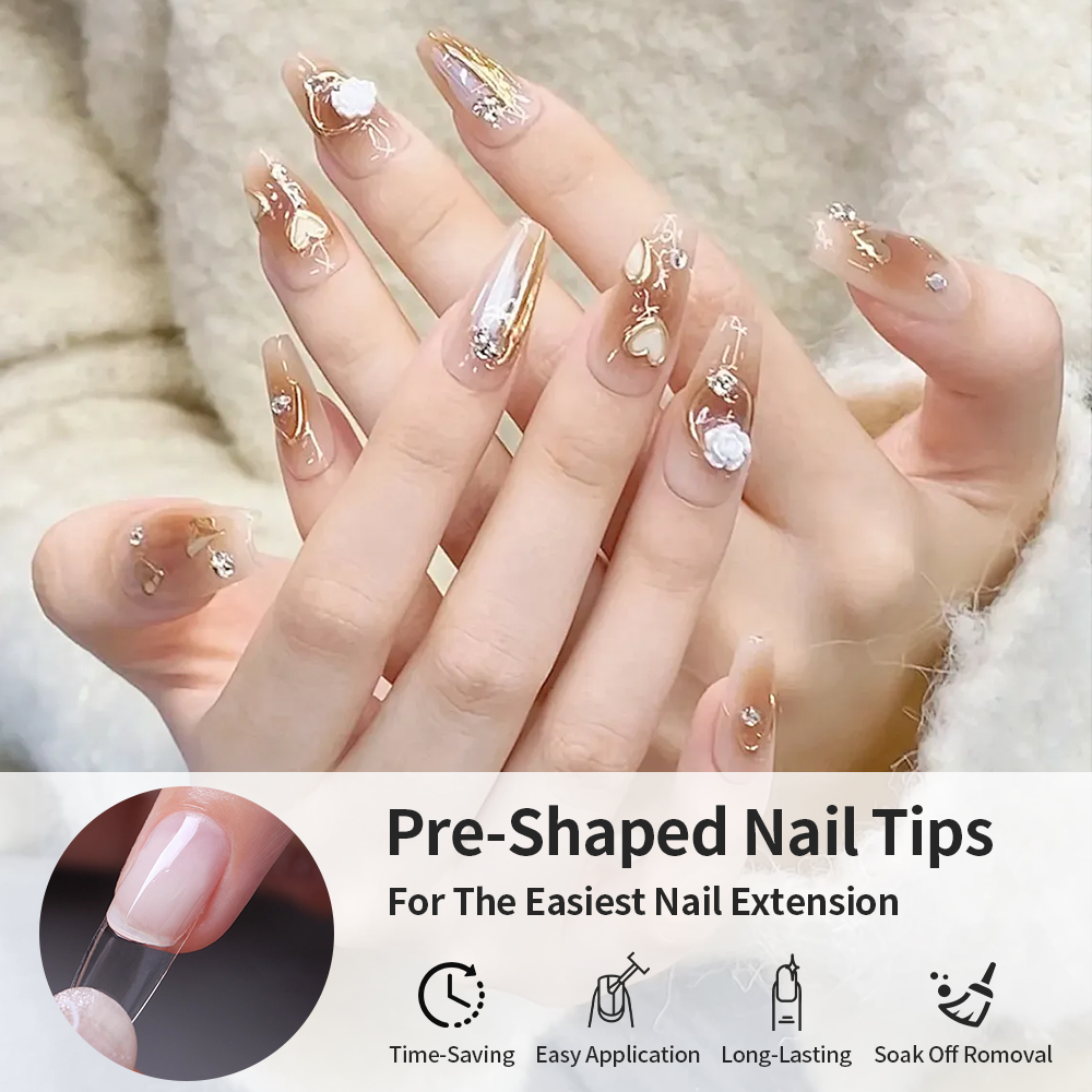 Extensões de pontas de unhas,  - Full Cover Adhesive avaliação e preço