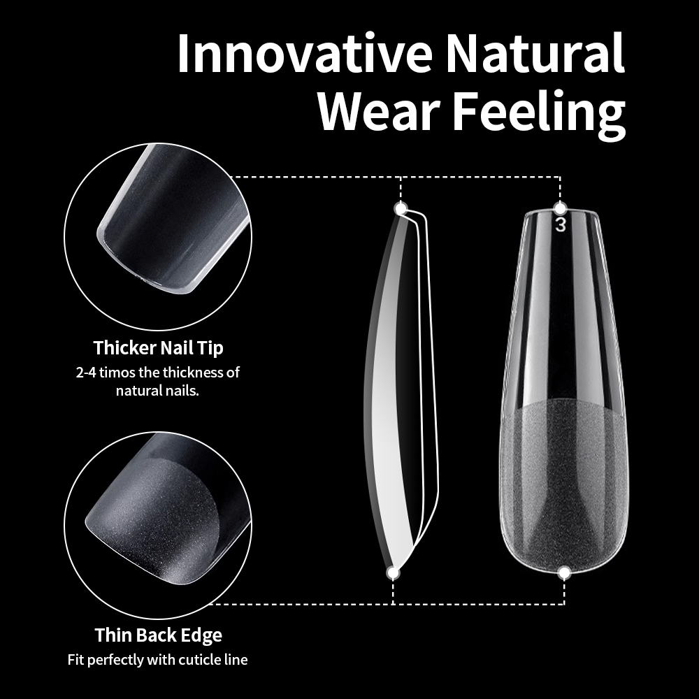 Extensões de pontas de unhas,  - Full Cover Adhesive avaliação e preço