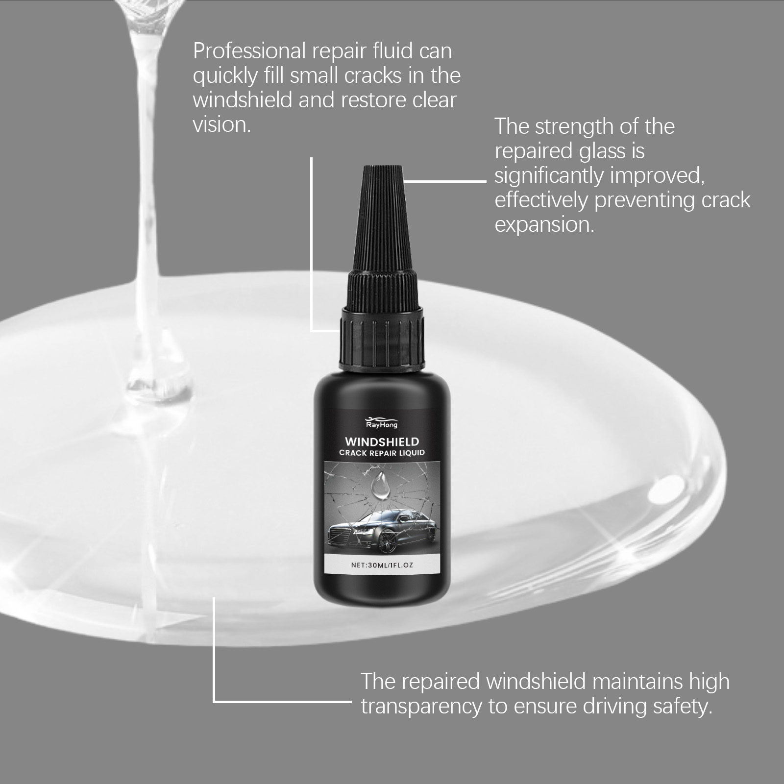 Kit de reparo de para-brisas,  - Liquid Uv Glue Kit avaliação e preço